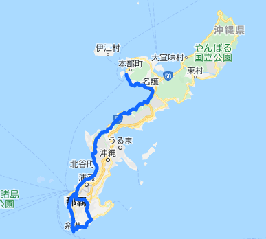 日本一周ルートd