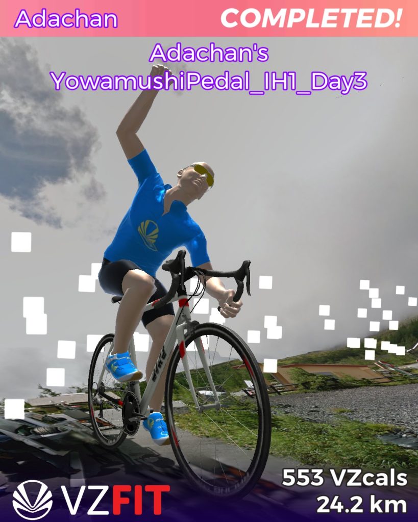 弱虫ペダルIH1年3日目完走