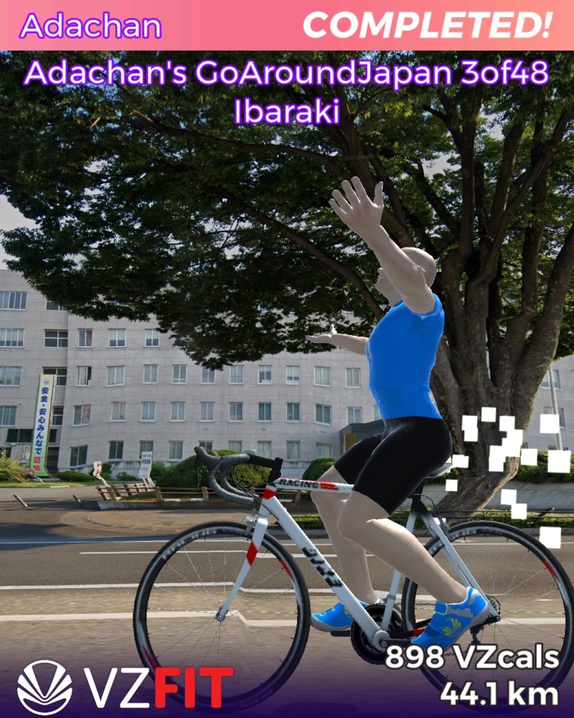 日本一周 茨城から埼玉 ゴール