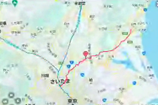 日本一周 茨城から埼玉20220316-1