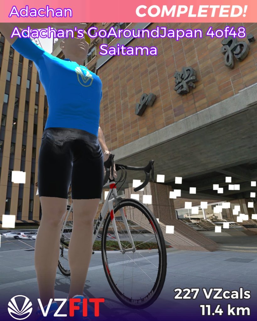 日本一周 埼玉から山梨 ゴール