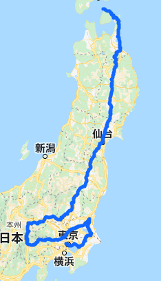 日本一周ルートa2