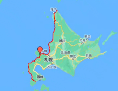 日本一周 宗谷岬からJR木古内駅20220611-12