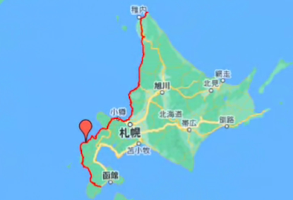 日本一周 宗谷岬からJR木古内駅20220615-12