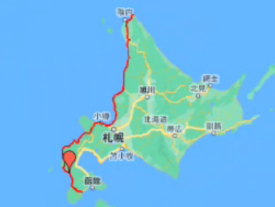 日本一周 宗谷岬からJR木古内駅20220617-10