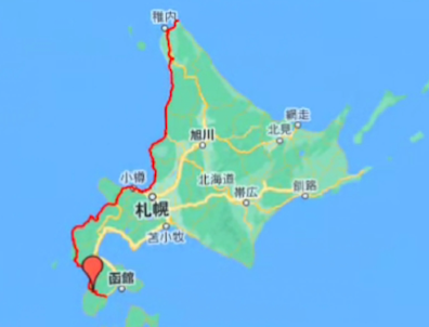 日本一周 宗谷岬からJR木古内駅20220621-19