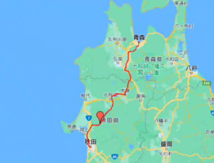 日本一周 JR青森県庁から秋田県庁20220701-16