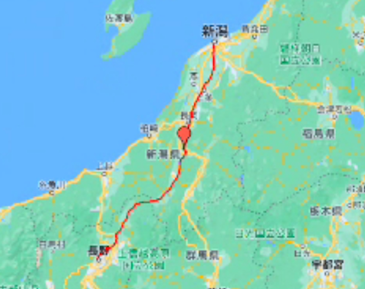 日本一周 新潟県庁から長野県庁 20220719-17