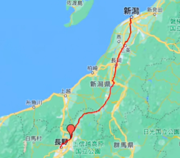 日本一周 新潟県庁から長野県庁 20220727-11