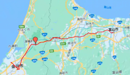 日本一周 富山県庁から石川県庁 20220817-16